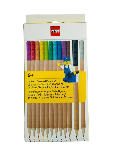 LAPIS COR C/12 LEGO JANDAIA