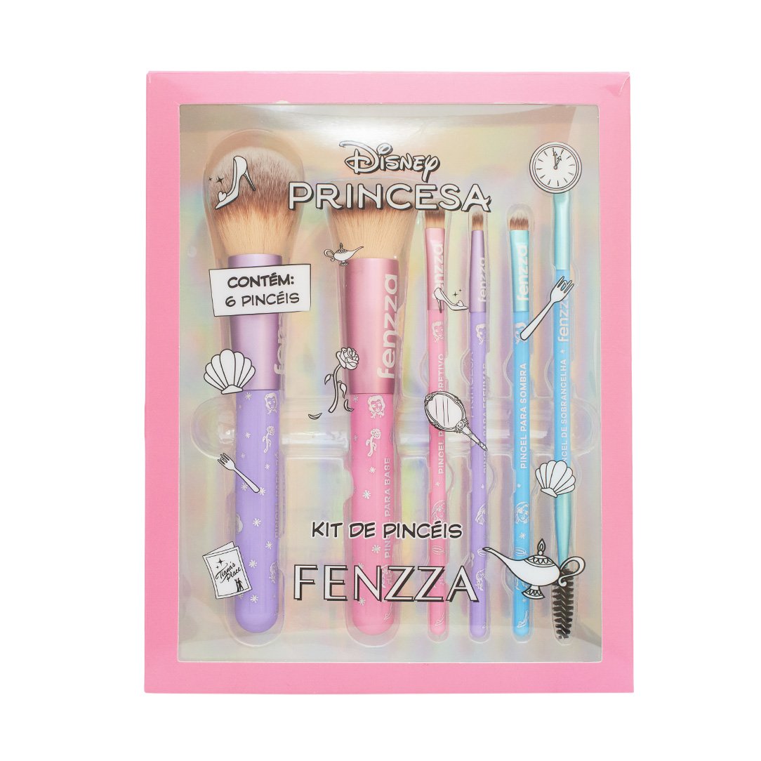 KIT PINCEL C/6 PRINCESAS