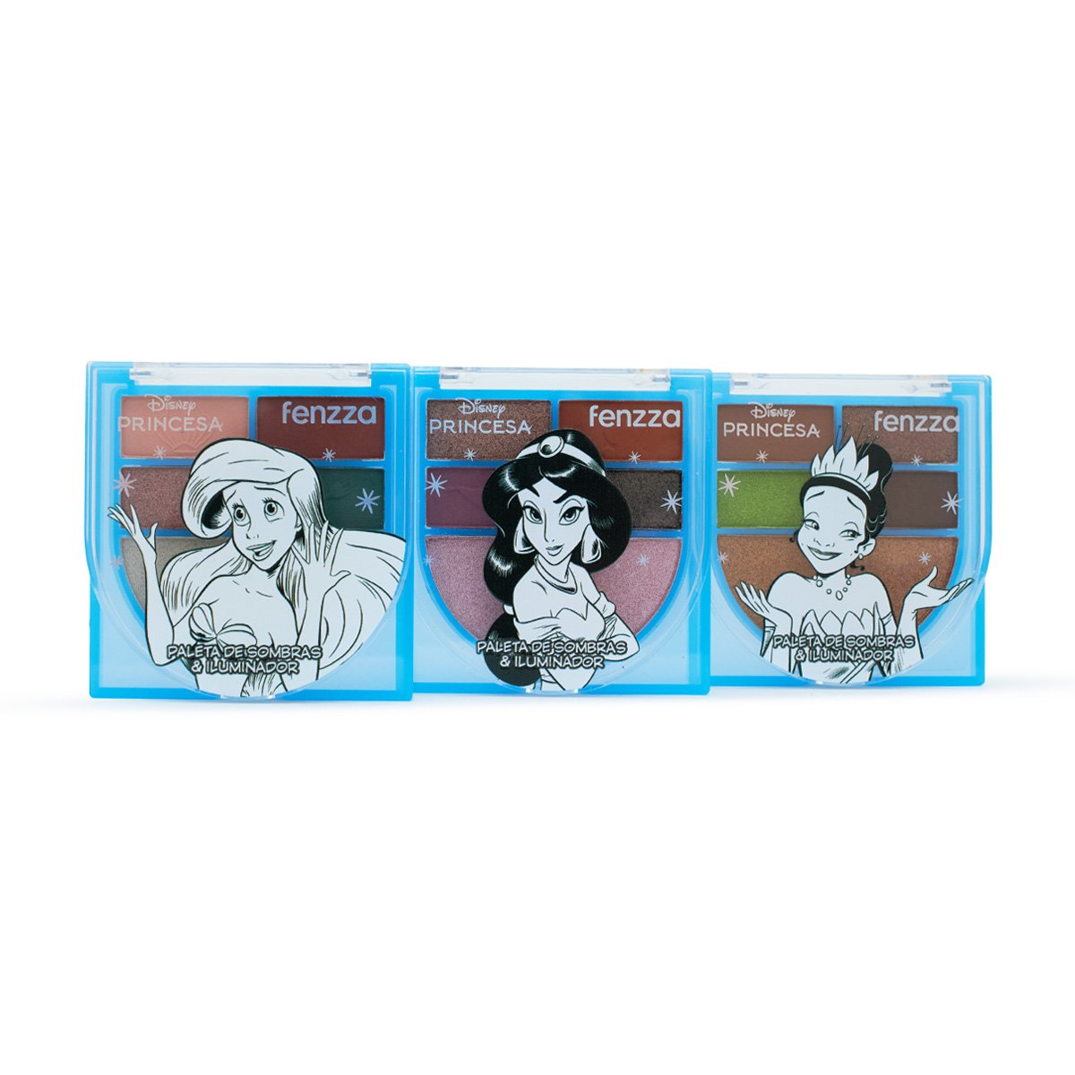 PALETA SOMBRA / ILUMINADOR PRINCESAS FENZZA - Imagem 2