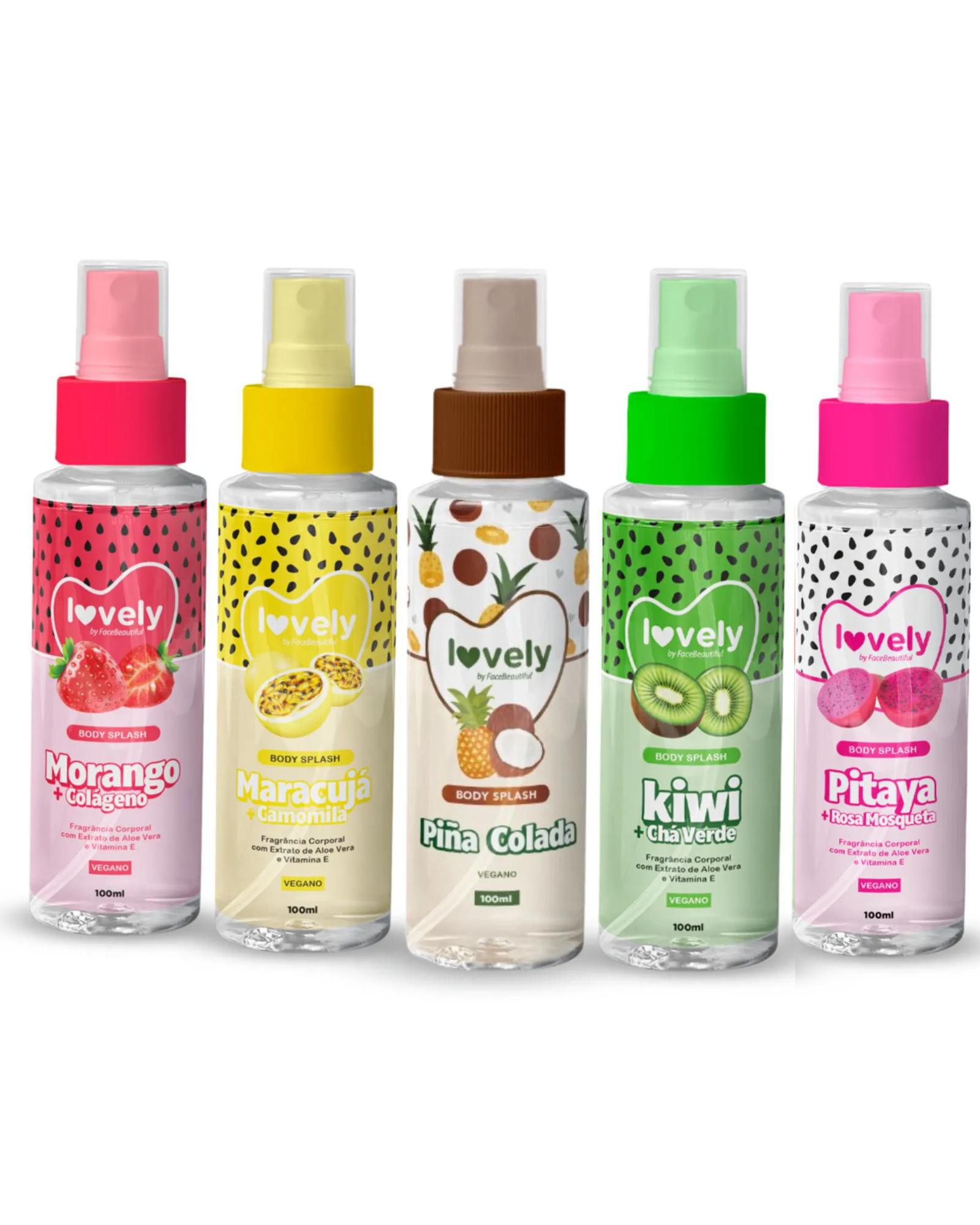 BODY SPLASH 100ML LOVELY FACE BEAUTIFUL