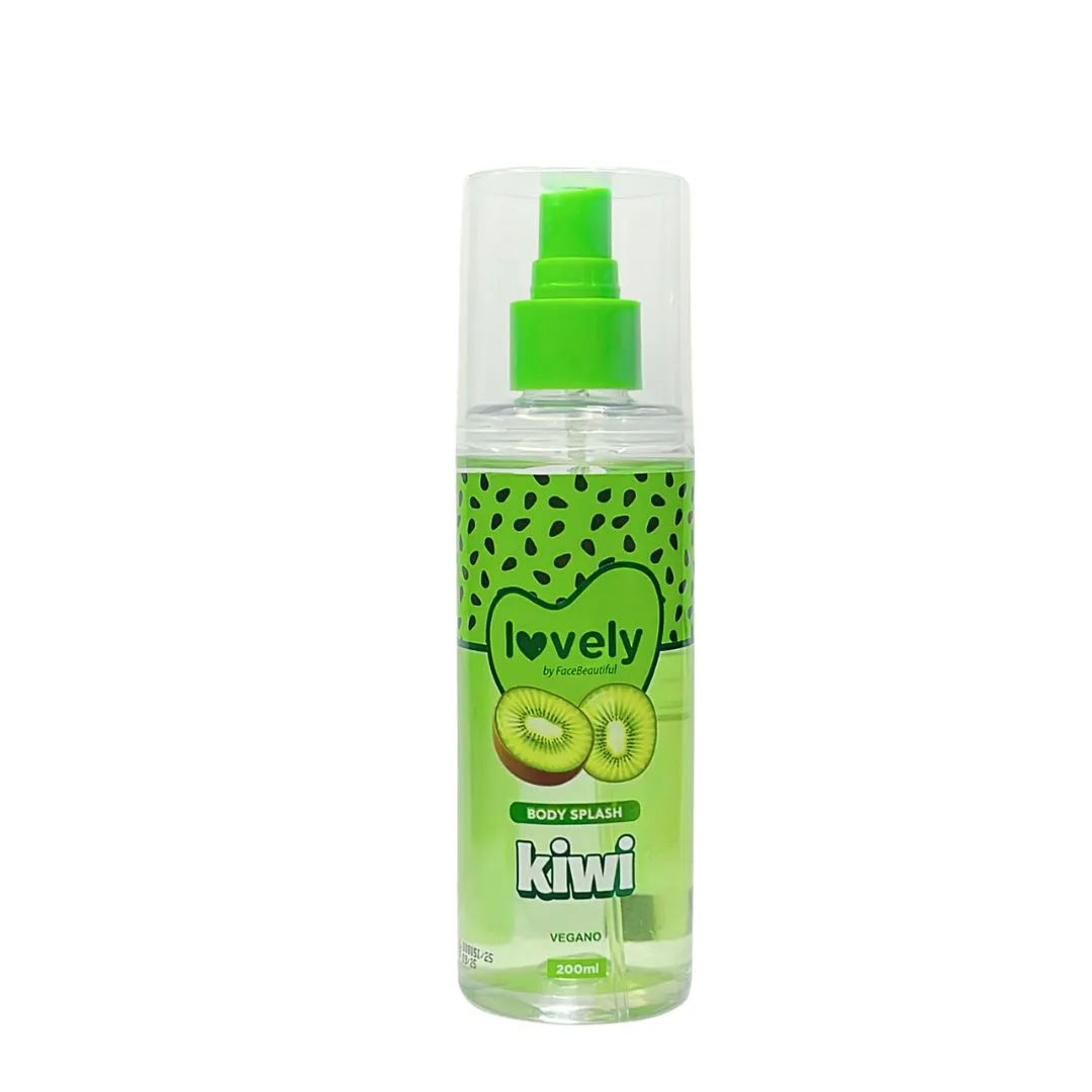 BODY SPLASH 200ML LOVELY FACE BEAUTIFUL - Imagem 2