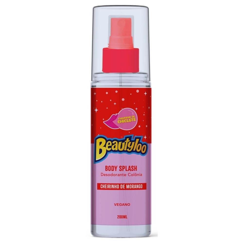 BODY SPLASH BEAUTYLOO MORANGO 200ML