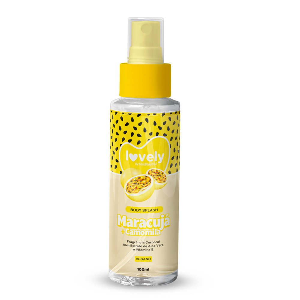 BODY SPLASH 100ML LOVELY FACE BEAUTIFUL - Imagem 5