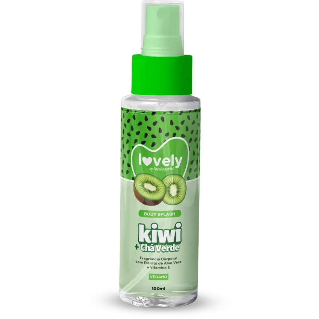 BODY SPLASH 100ML LOVELY FACE BEAUTIFUL - Imagem 6