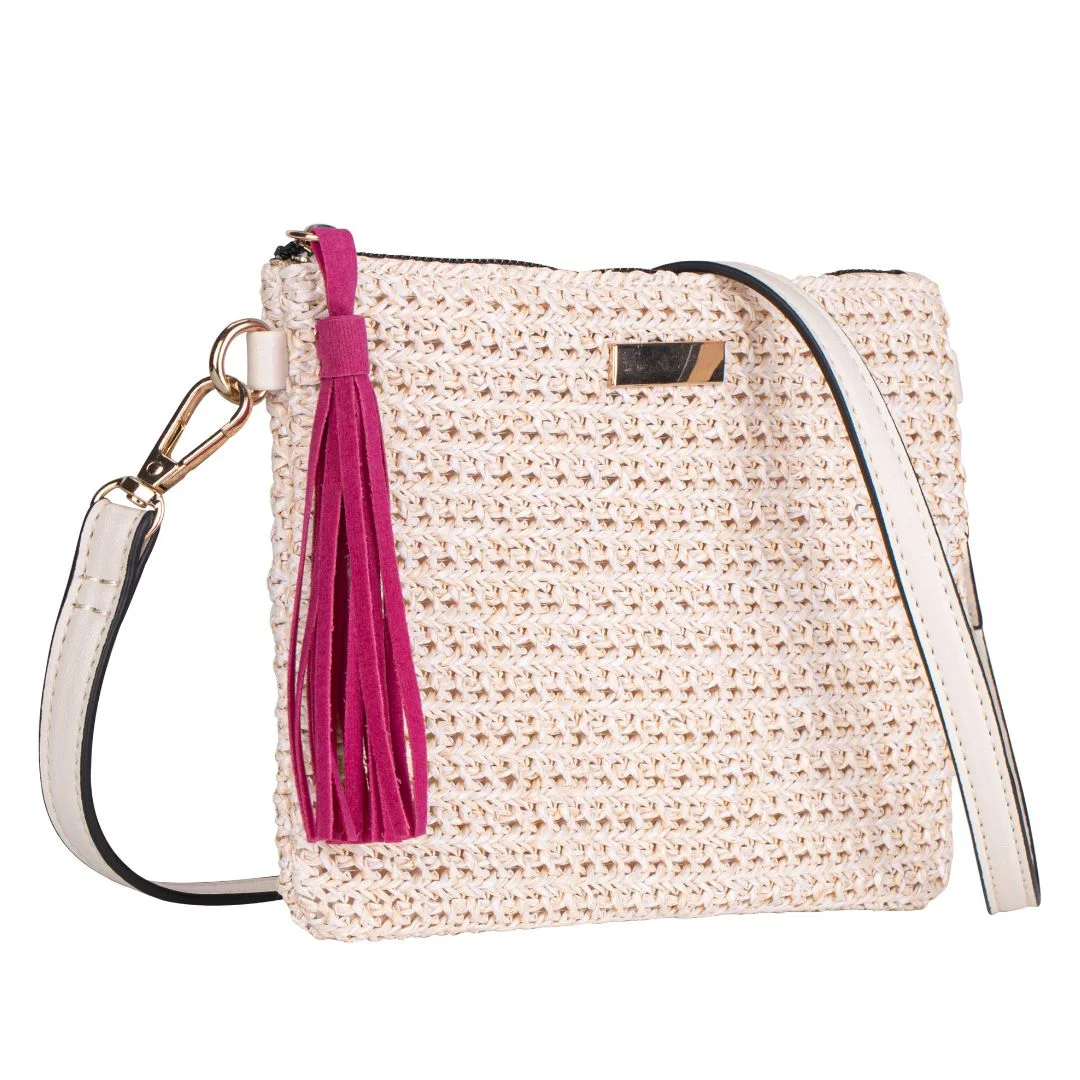 BOLSA TRANSVERSAL 2 EM 1 PINK