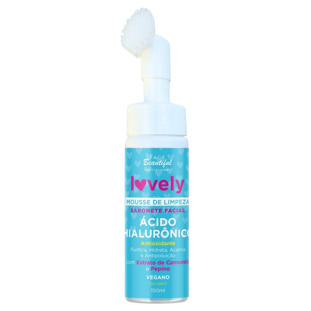 MOUSSE FACIAL ACIDO HIALURÔNICO LOVELY FACE BEAUTIFUL