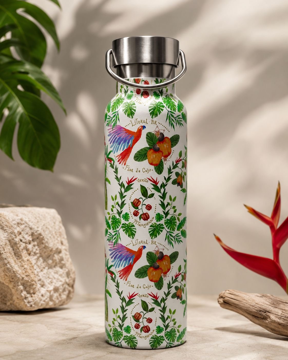 GARRAFA TERMICA 680ML TROPICAL - Imagem 2