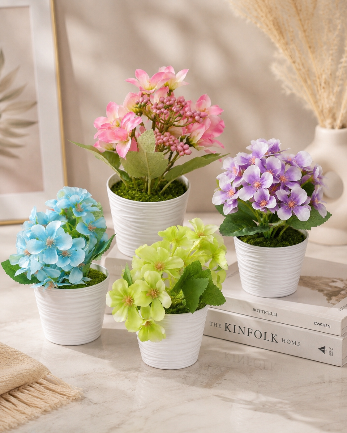 VASO C/PLANTA TONS PASTEL