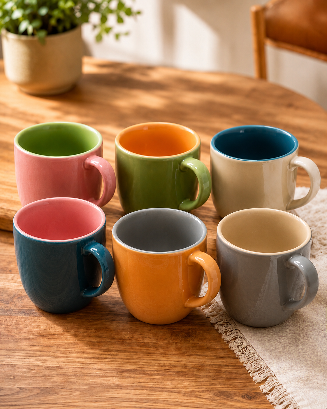 CANECA CERÂMICA 180ML COLOR