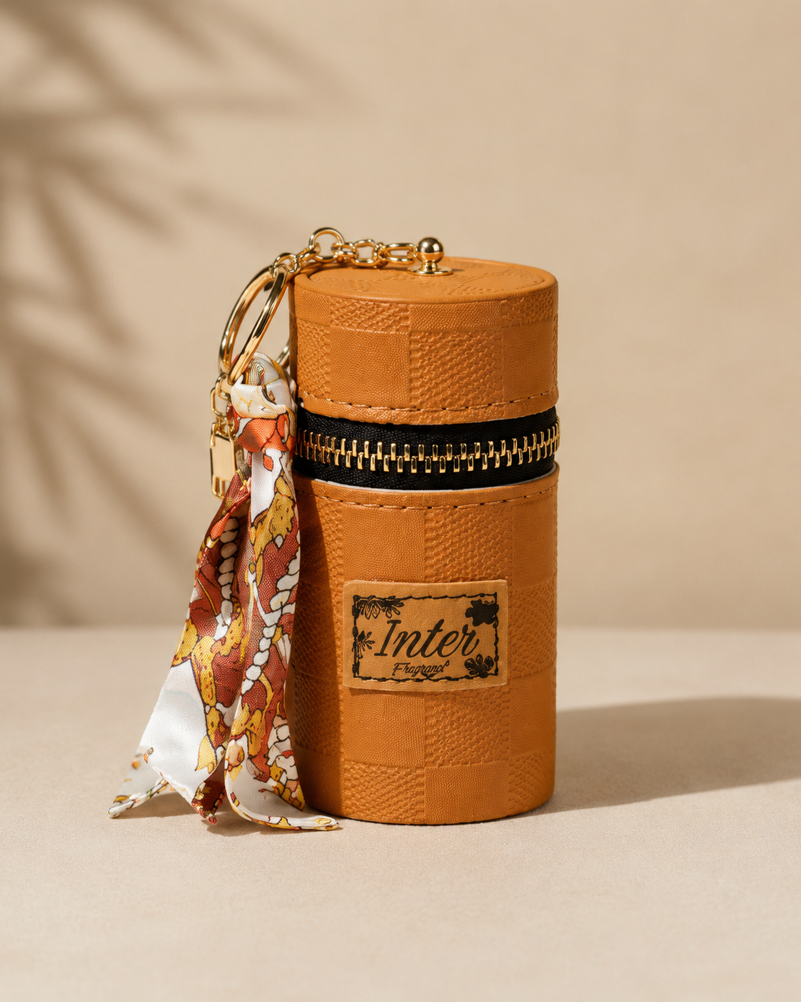 MINI BOLSA PORTA COSMÉTICOS C/ CHAVEIRO & LENÇO - Imagem 2