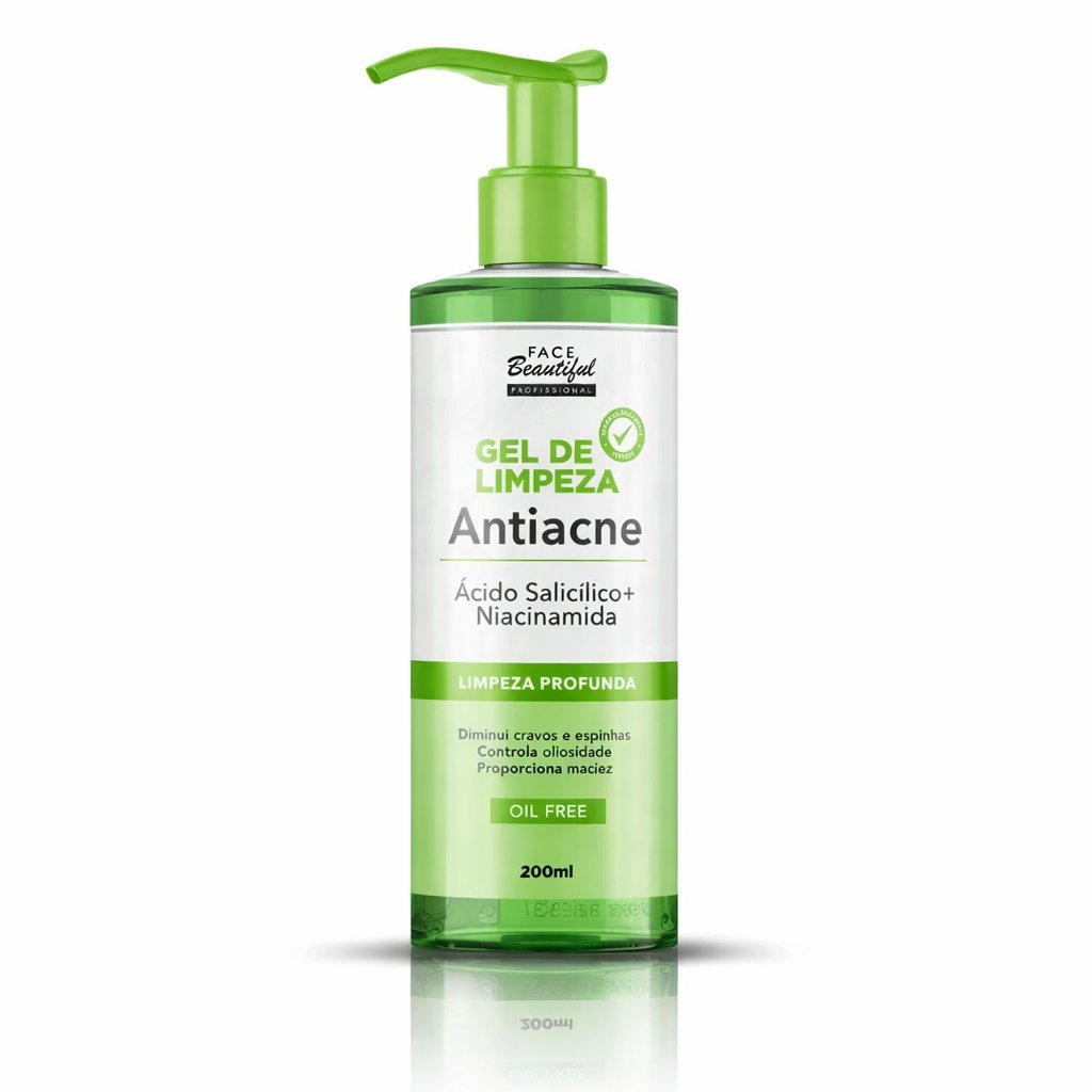 GEL LIMPEZA ANTIACNE 200ML FACE BEAUTIFUL