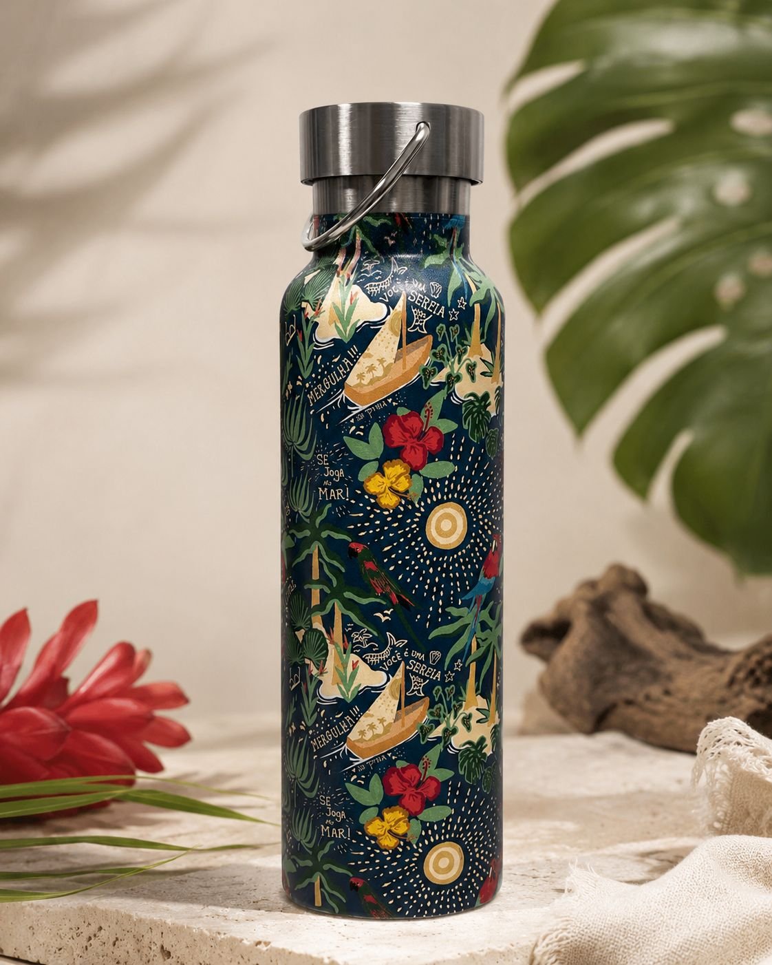 GARRAFA TERMICA 680ML TROPICAL - Imagem 4