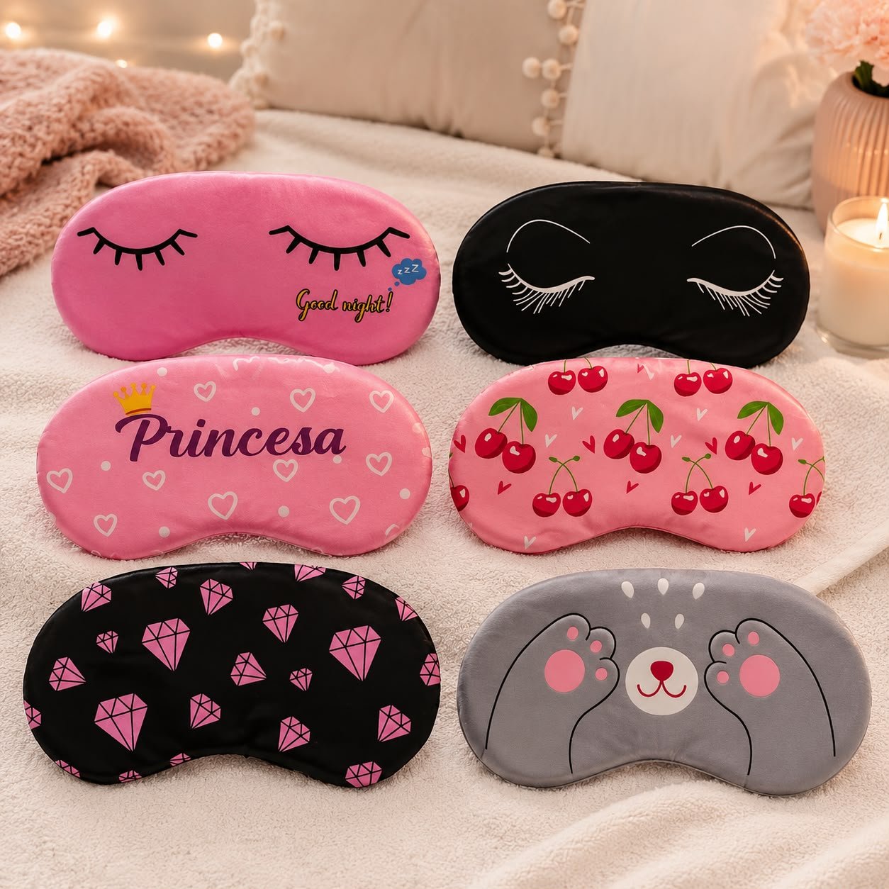 Máscara para Dormir Decorada