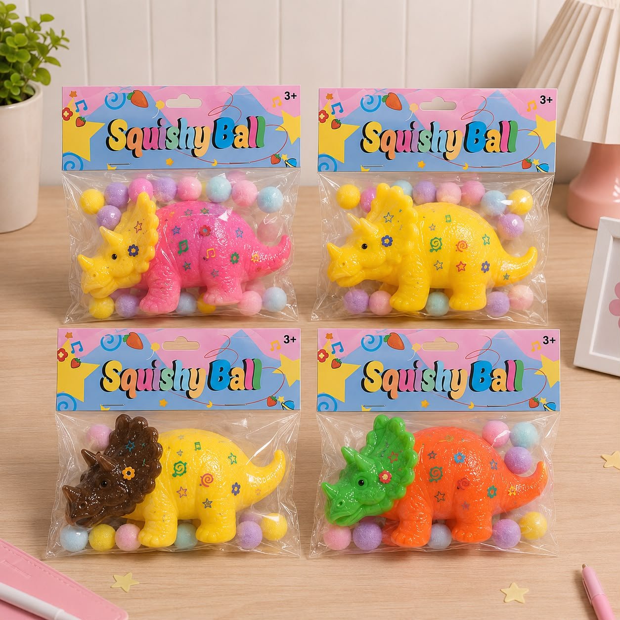 Squishy Ball Dino - Imagem 3