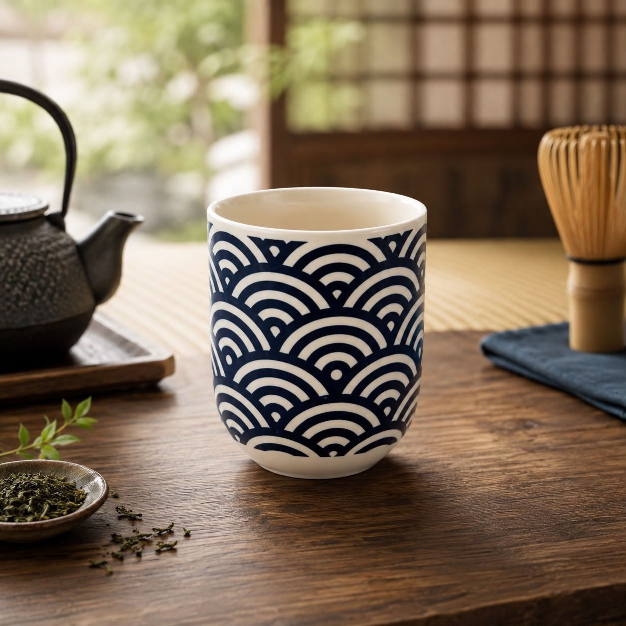 Caneca de Chá Japonesa em Porcelana 150ml - Imagem 3
