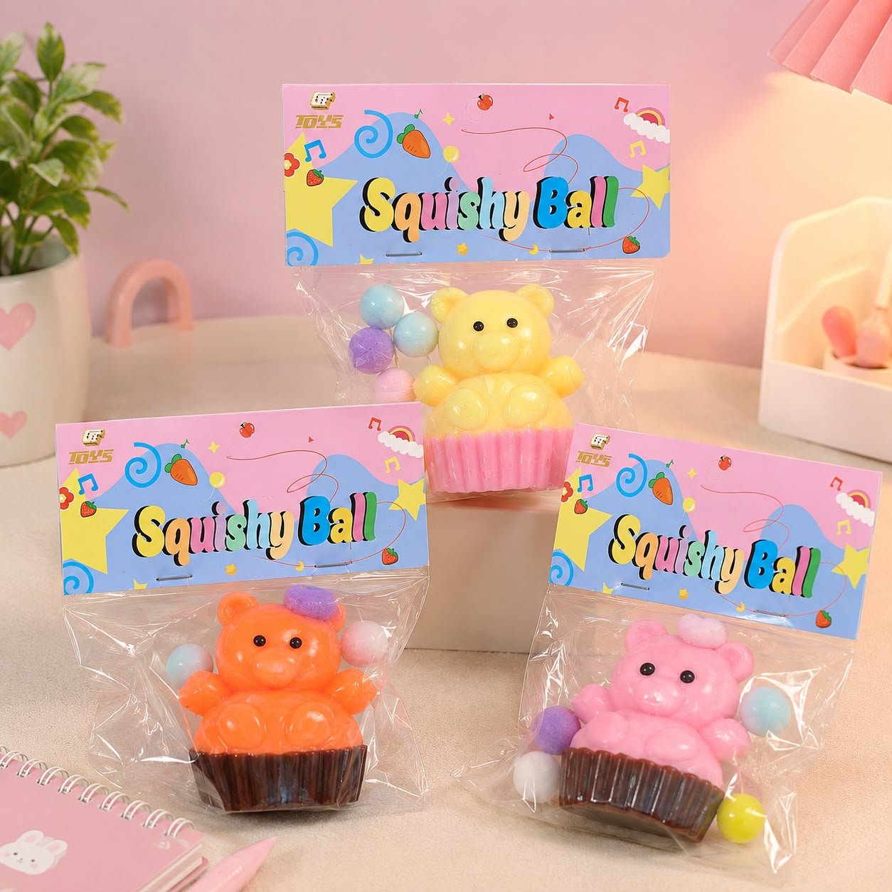 Squishy Ball Urso - Imagem 2