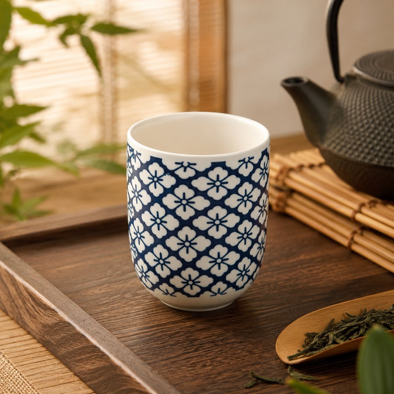 Caneca de Chá Japonesa em Porcelana 150ml - Imagem 5