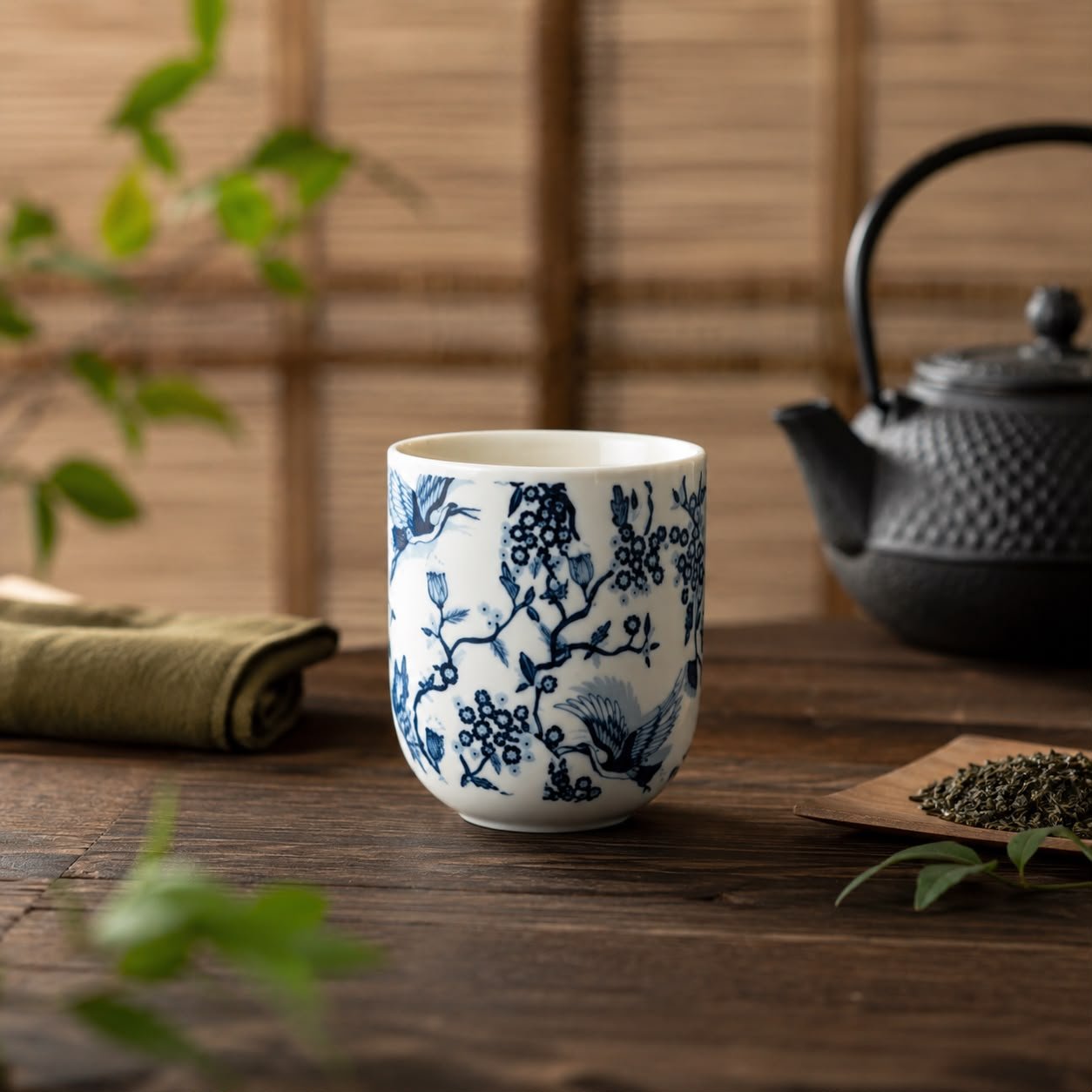 Caneca de Chá Japonesa em Porcelana 150ml - Imagem 6