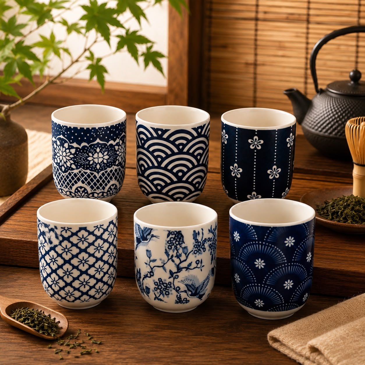 Caneca de Chá Japonesa em Porcelana 150ml