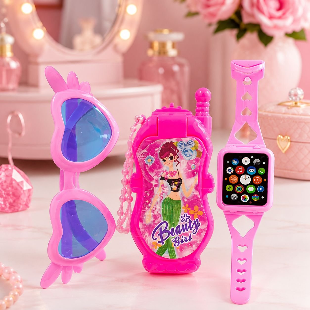Celular Infantil Musical com Acessórios Mente Curiosa - Ark Toys