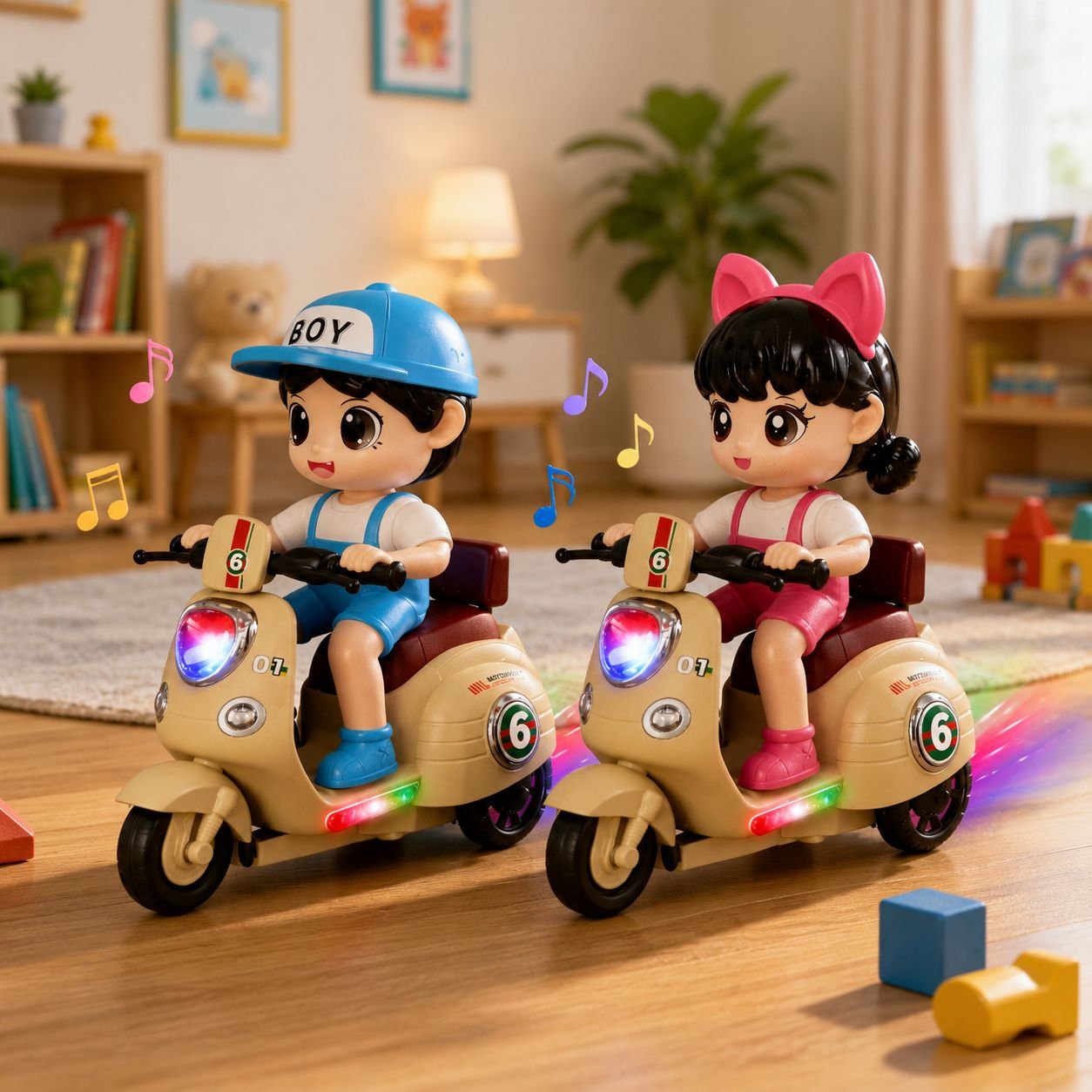 Moto Divertida Som Luz Ark Toys