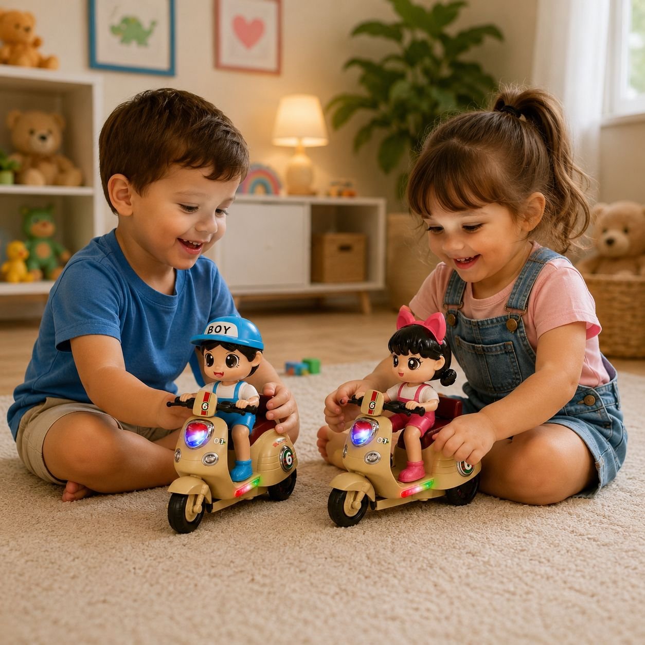 Moto Divertida Som Luz Ark Toys - Imagem 6