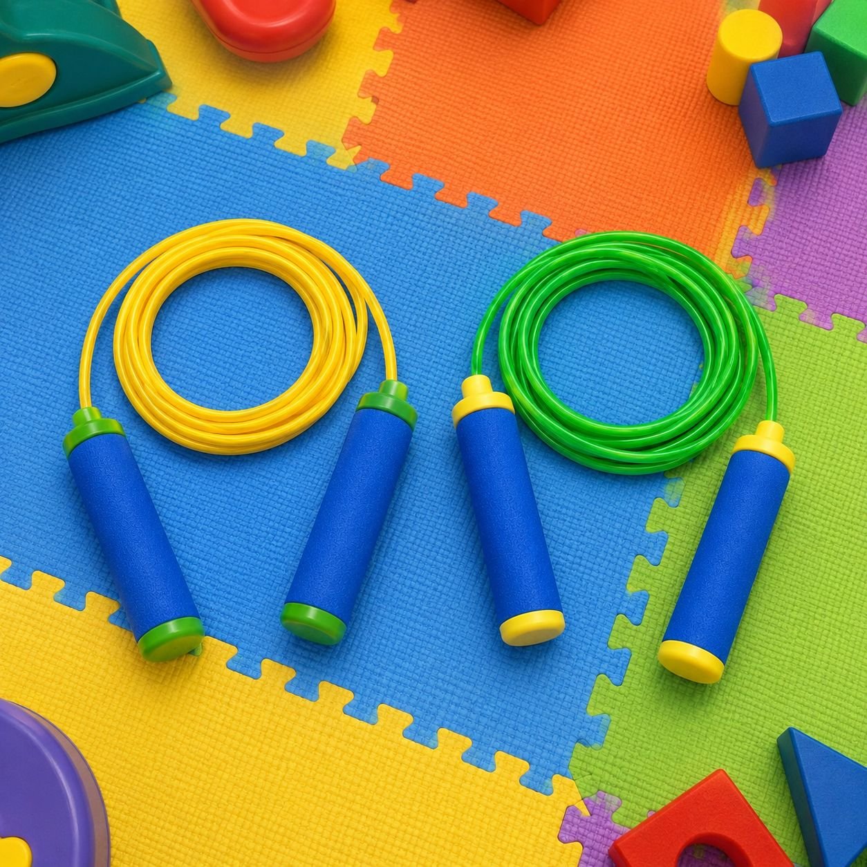 Pula Corda Infantil 2,5m Cabo De Espuma Ark Toys