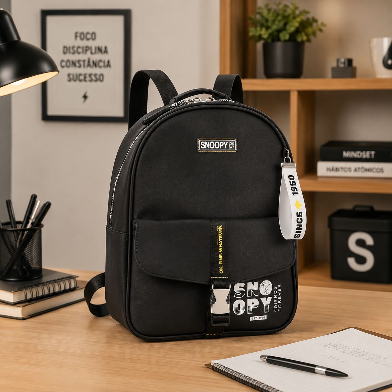 Mochila de Costas Snoopy Friends Forever - Imagem 4