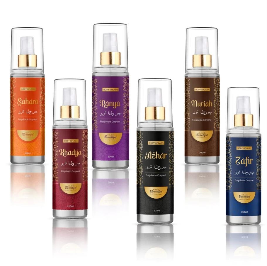 Body Splash Árabe 200ml Face Beautiful