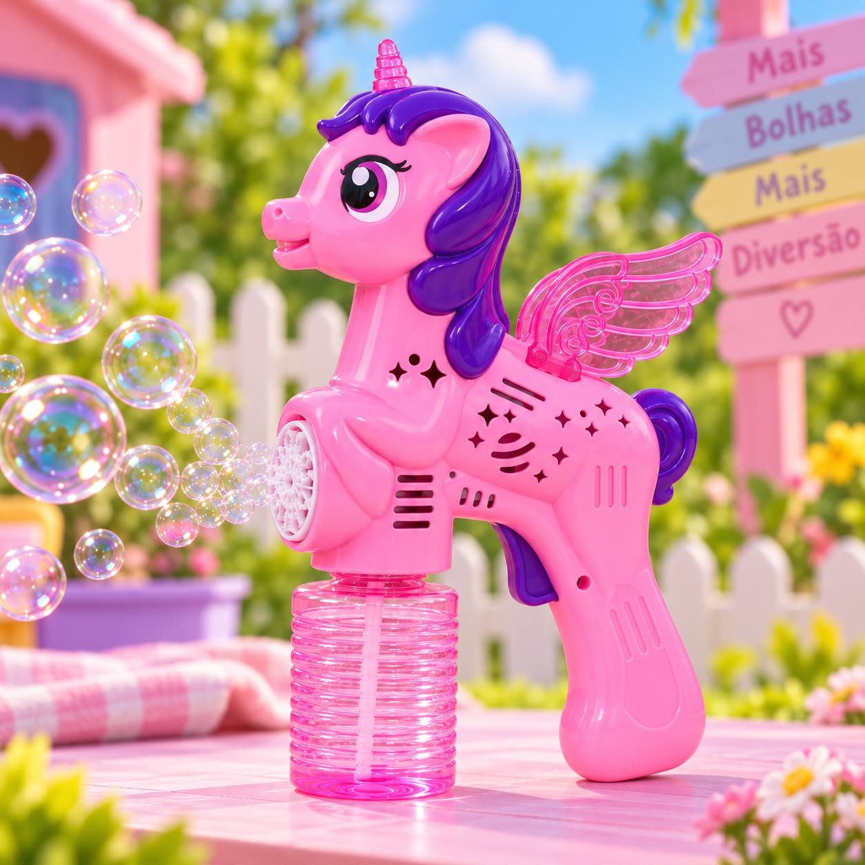 Lança Bolhas Mundo Pônei - Ark Toys