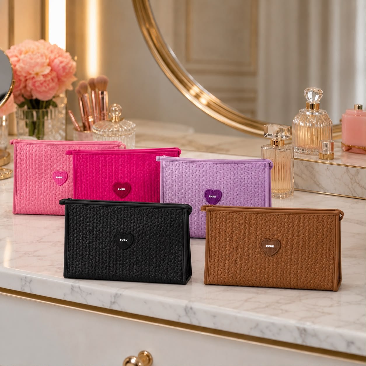 Necessaire Feminina Trançada Pkak