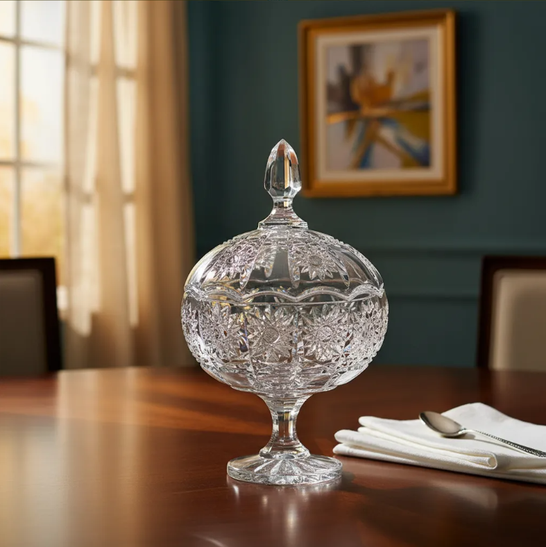 Bomboniere de Vidro Bohenia Stern 900ml - Imagem 4